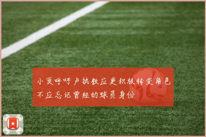 小莫呼吁卢执教应更积极转变角色不应忘记曾经的球员身份